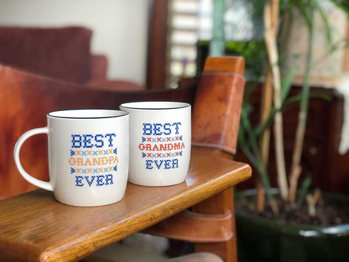 Worlds Best Grandparents Coffee Mugs Perfect Gifts for Grandma and Grandpa